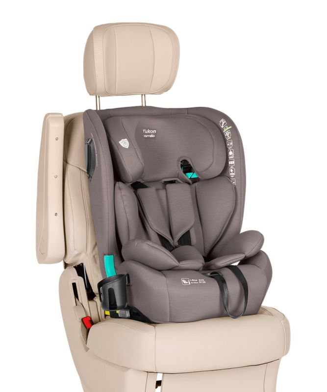 Автокрісло CARRELLO Yukon CRL-15808 Deepwater Grey i-Size 76-150см ISOFIX з нахилом+підсклянник