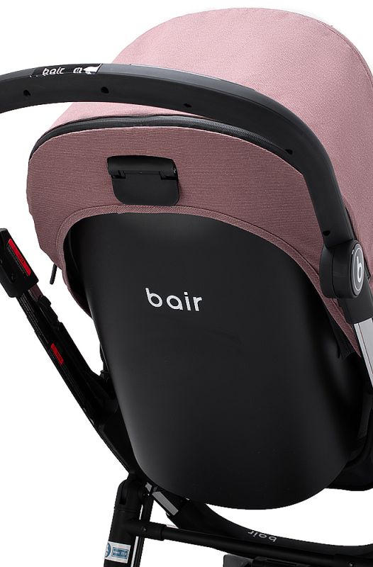 Коляска 2 в 1 Bair Electra B-touch system BE-04 dark pink (рожевий)