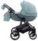 Коляска 2 в 1 Adamex Hybryd Plus BR251 нефрит - нефрит кожа (выдавленная точка)