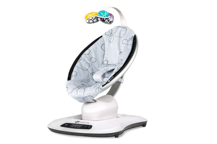 Крісло-качалка 4moms maamroo silver plush