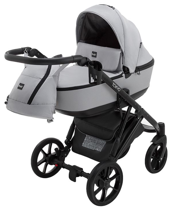 Коляска 2 в 1 Bair Tokyo Soft 31 серый