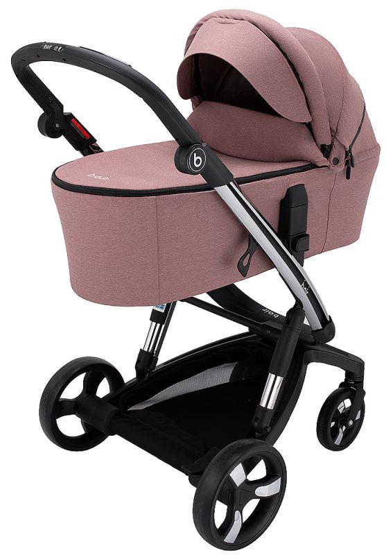 Коляска 2 в 1 Bair Electra B-touch system BE-04 dark pink (рожевий)