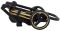 Коляска 2 в 1 Adamex Mimi Polar (Gold) Y836B черный (люрикс) - черная кожа (перфорация)