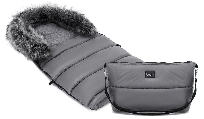 Зимовий конверт Bair Arctic з подовженням графіт