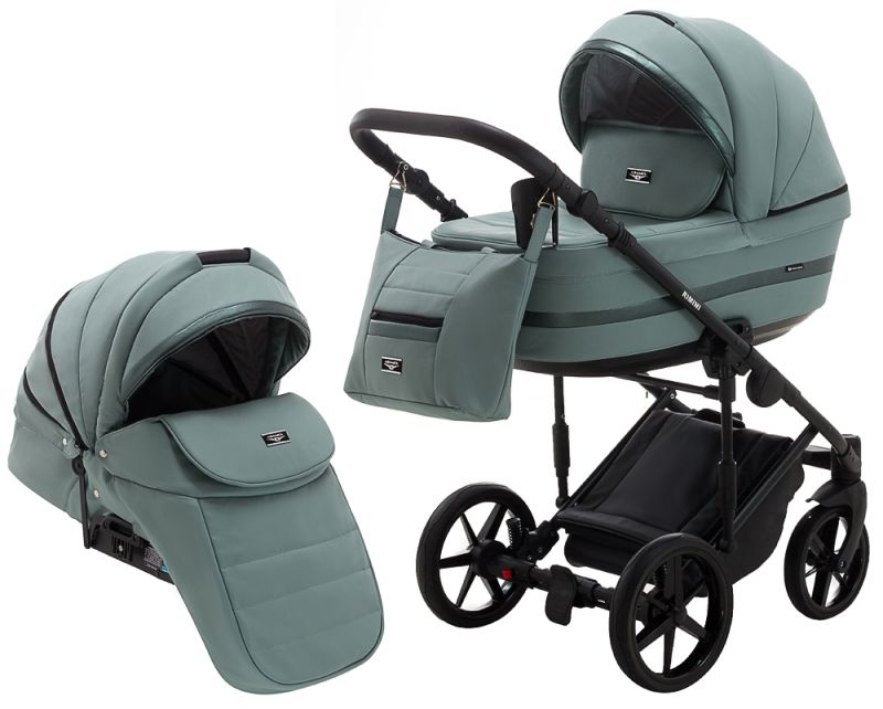 Коляска 2 в 1 Adamex Rimini ECO шкіра 100% RI-261