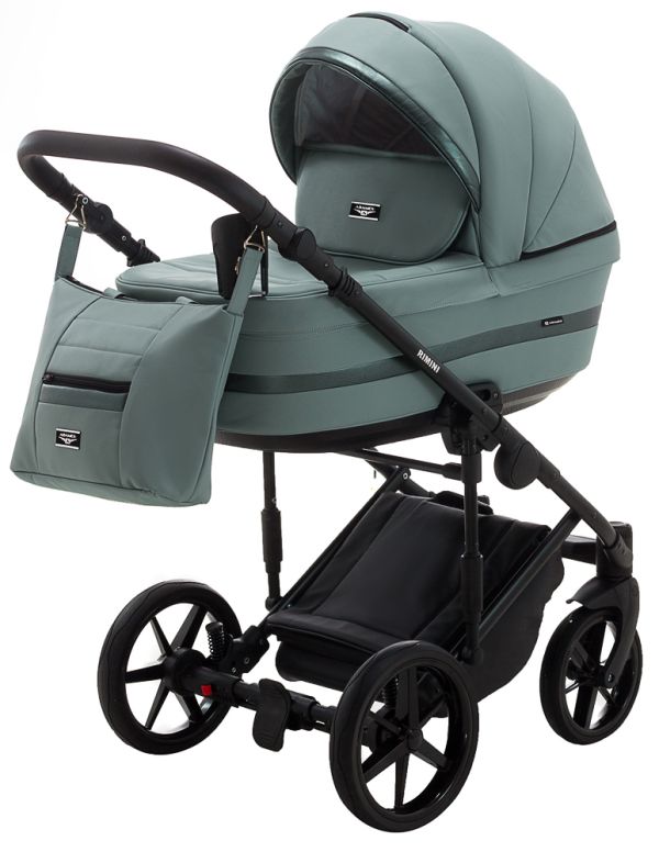 Коляска 2 в 1 Adamex Rimini ECO шкіра 100% RI-261