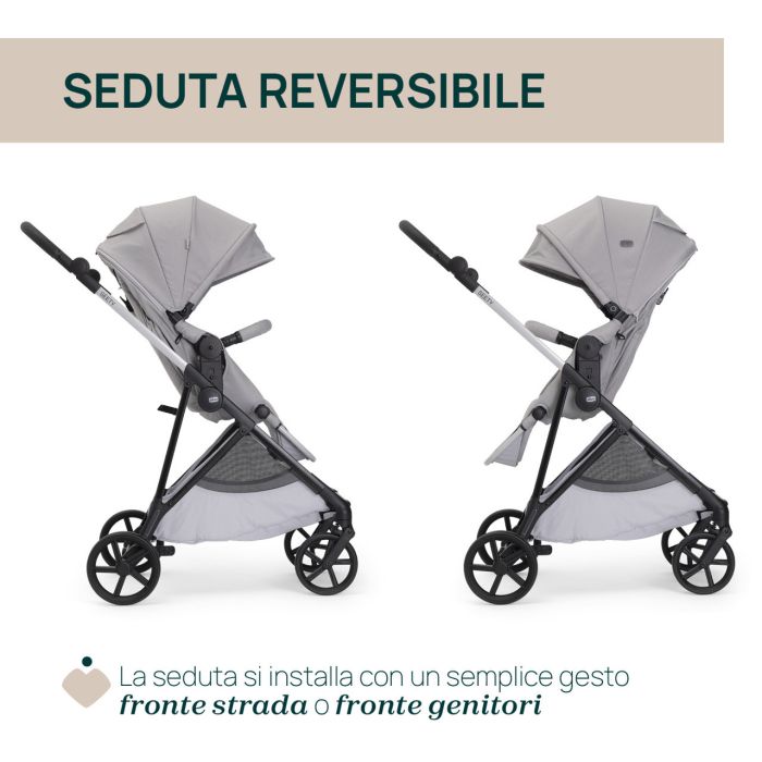 Коляска 2 в 1 Chicco Seety Cloud