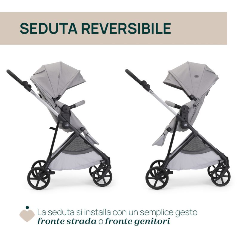 Коляска 2 в 1 Chicco Seety Cloud