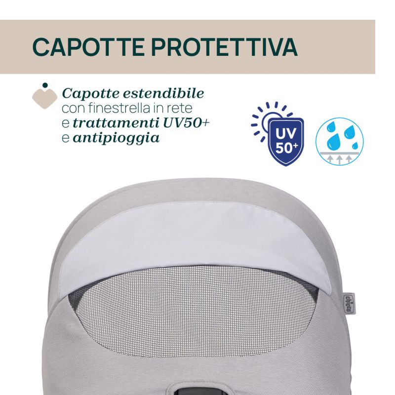 Коляска 2 в 1 Chicco Seety Cloud