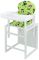 Стульчик- трансформер Babyroom Пони-240 белый пластиковая столешница  зеленый (совы)