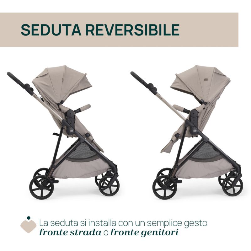 Коляска 2 в 1 Chicco Seety Sandshell