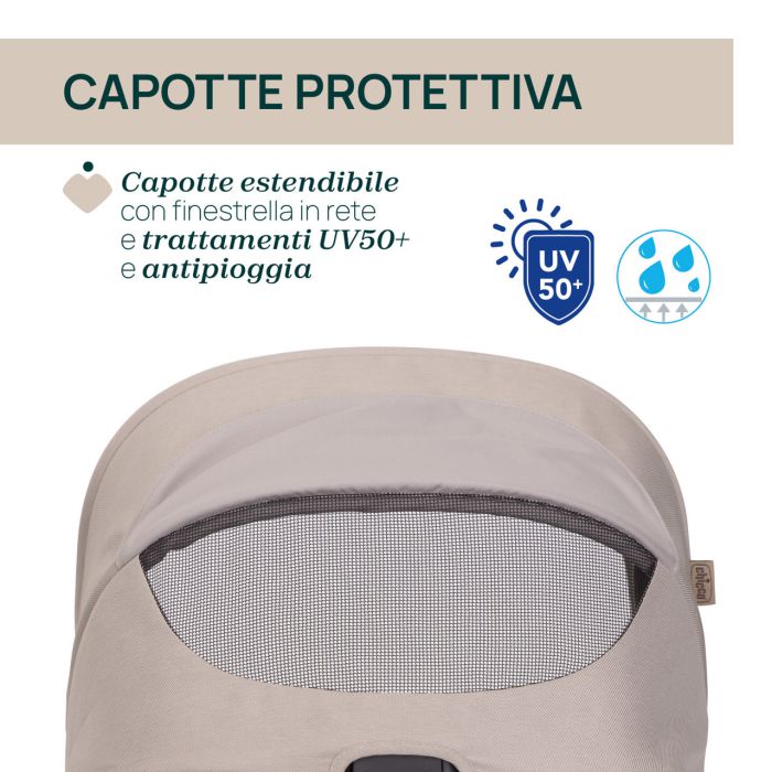 Коляска 2 в 1 Chicco Seety Sandshell