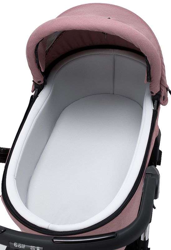 Коляска 2 в 1 Bair Electra B-touch system BE-04 dark pink (рожевий)