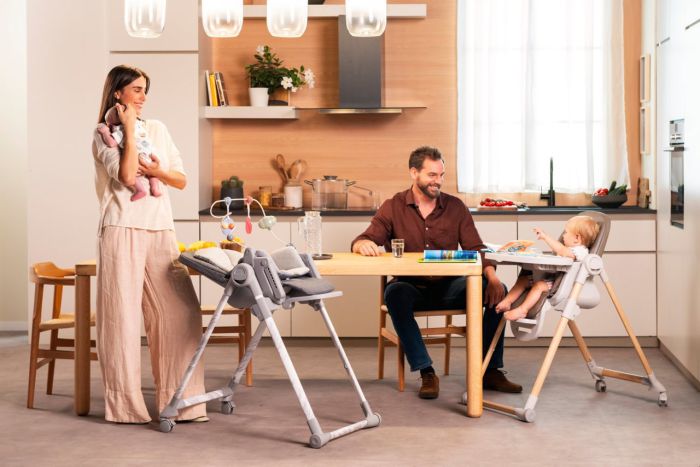 Стульчик для кормления Chicco Polly Armonia Motherpearl