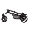 Коляска для двойни Bebetto B 42 24 серый + черная рама