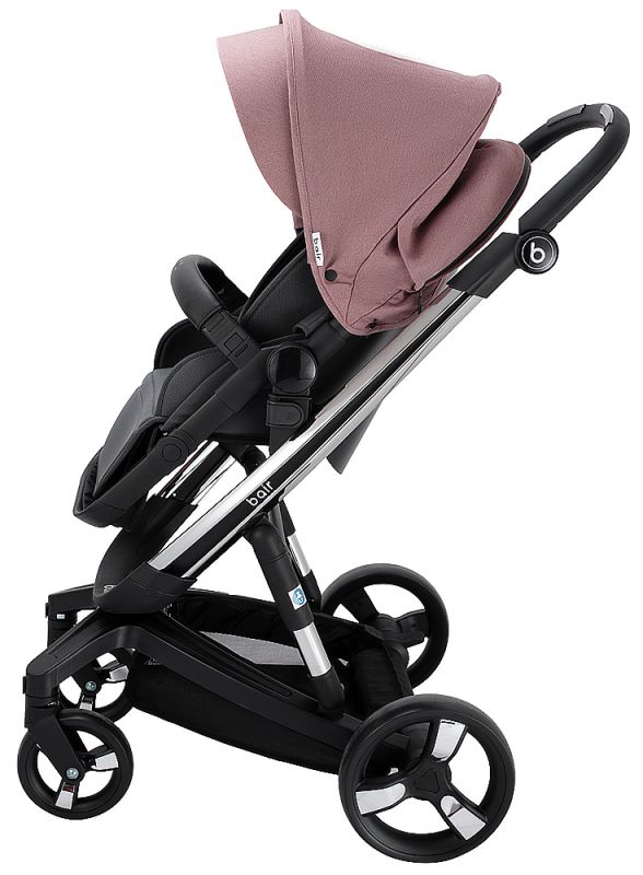Коляска 2 в 1 Bair Electra B-touch system BE-04 dark pink (рожевий)