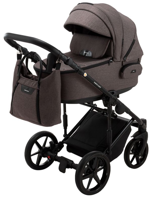 Коляска 2 в 1 Adamex Porto Light Tip TK-21 шоколад