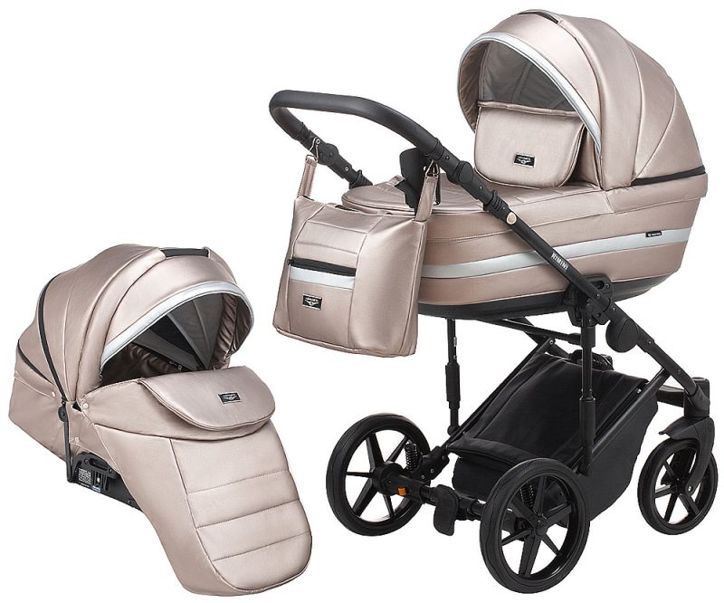 Коляска 2 в 1 Adamex Rimini ECO шкіра 100% RI-246