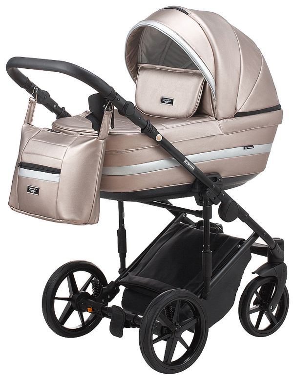 Коляска 2 в 1 Adamex Rimini ECO шкіра 100% RI-246
