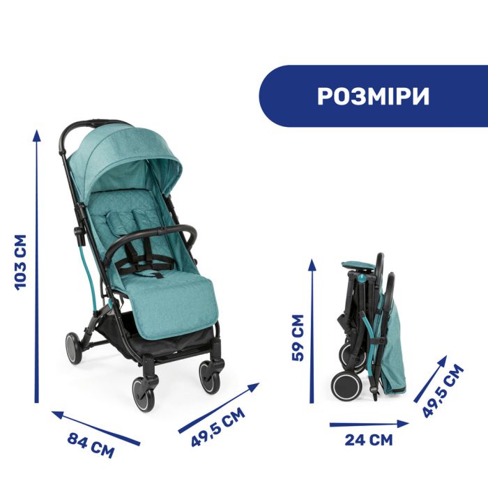 Прогулочная коляска Chicco Trolley Me Emerald