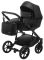 Коляска 2 в 1 Bair Kiwi кожа 100% BK-15 черный