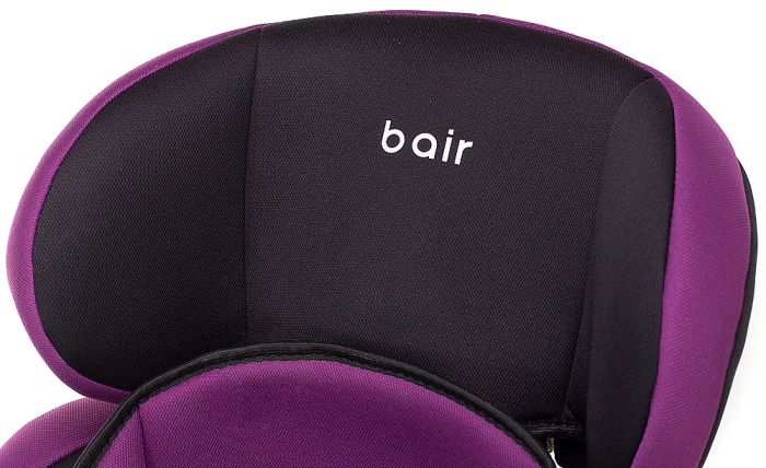 Автокресло Bair Beta 1/2/3 (9-36 кг) DB1824 черный - фиолетовый