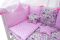 Детская постель Babyroom Classic Bortiki-01 (8 элементов)  розовый (коты)