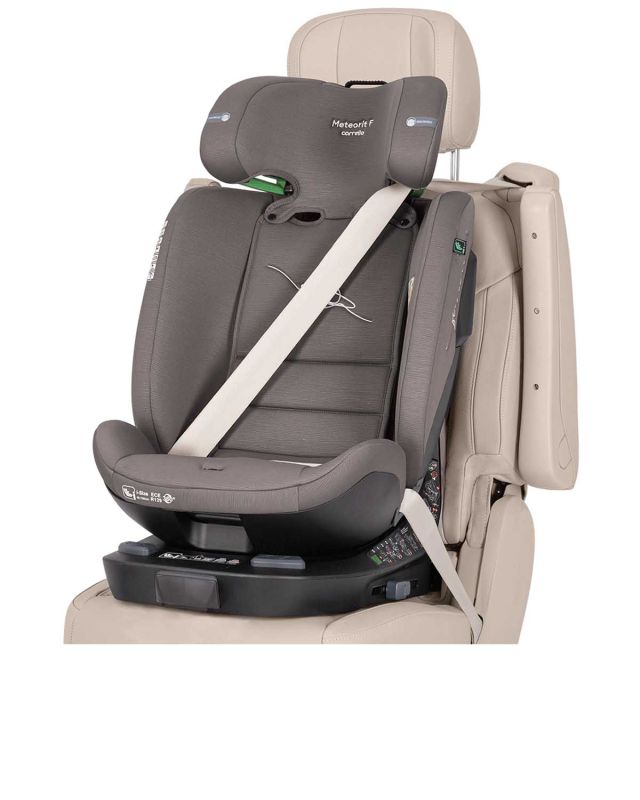 Автокресло CARRELLO Meteorit Fusion CRL-15101 Midnight Black i-Size 40-150см ISOFIX, поворот, опорная стойка