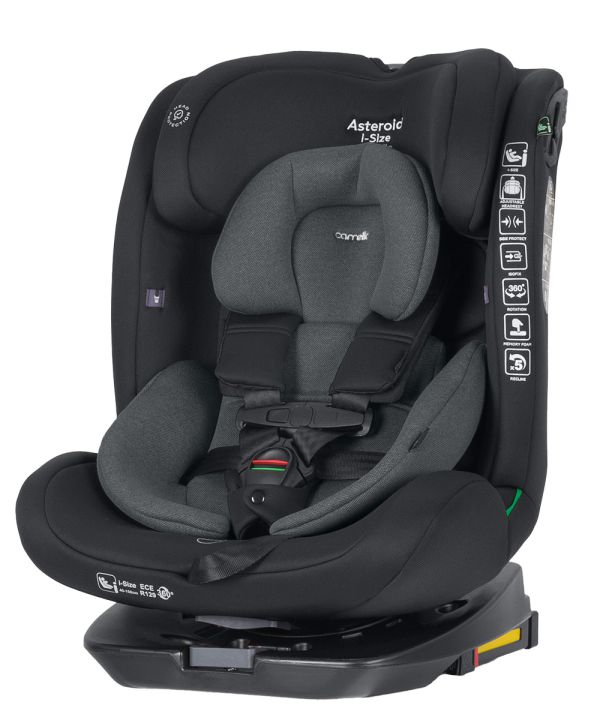 Автокрісло CARRELLO Asteroid i-Size CRL-17001 Magnet Gray 40-150см ISOFIX з поворотом