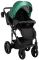 Коляска 2 в 1 Bair Play Plus BPL-111 зеленый (перламутр) - черный