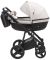Коляска 2 в 1 Bair Play Plus Soft BPS-834 світло-бежевий - чорний (шкіра)