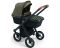 Коляска 2 в 1 Neonato Puro Urban на черной раме оливковый с черным полосками