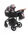 Коляска 2 в 1 Kidex K-Style Bloom of Rose Handle Brown