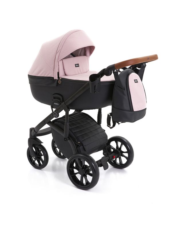 Коляска 2 в 1 Kidex K-Style Pink Handle Brown