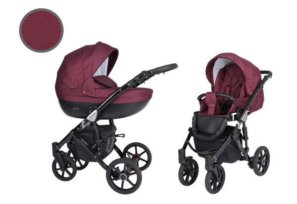 Коляска универсальная 2 в 1 Kunert Mila 01 Bordo