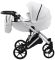 Коляска 2 в 1 Bair Next White кожа 100% 65 белый