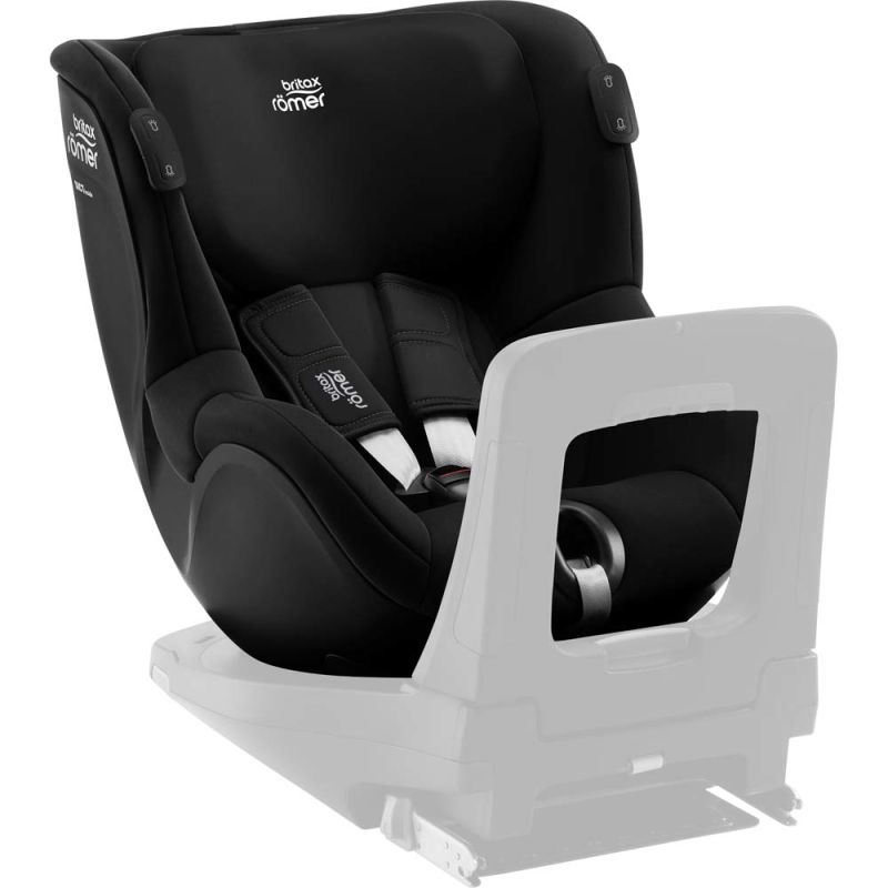 Автокрісло BRITAX-ROMER DUALFIX iSENSE Space Black з платформою FLEX BASE