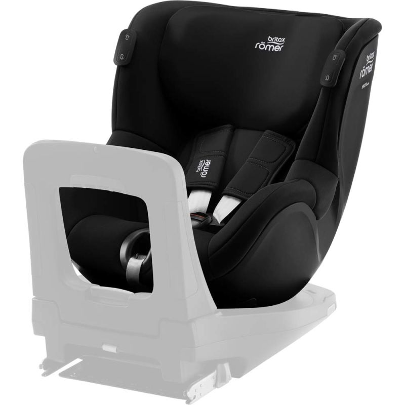 Автокрісло BRITAX-ROMER DUALFIX iSENSE Space Black з платформою FLEX BASE
