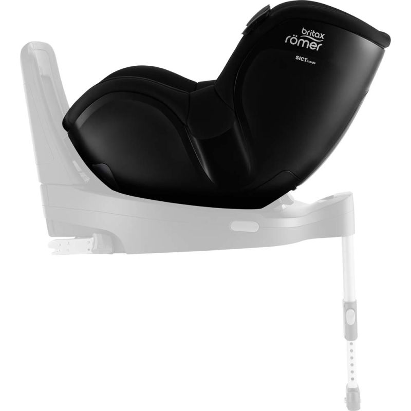 Автокрісло BRITAX-ROMER DUALFIX iSENSE Space Black з платформою FLEX BASE