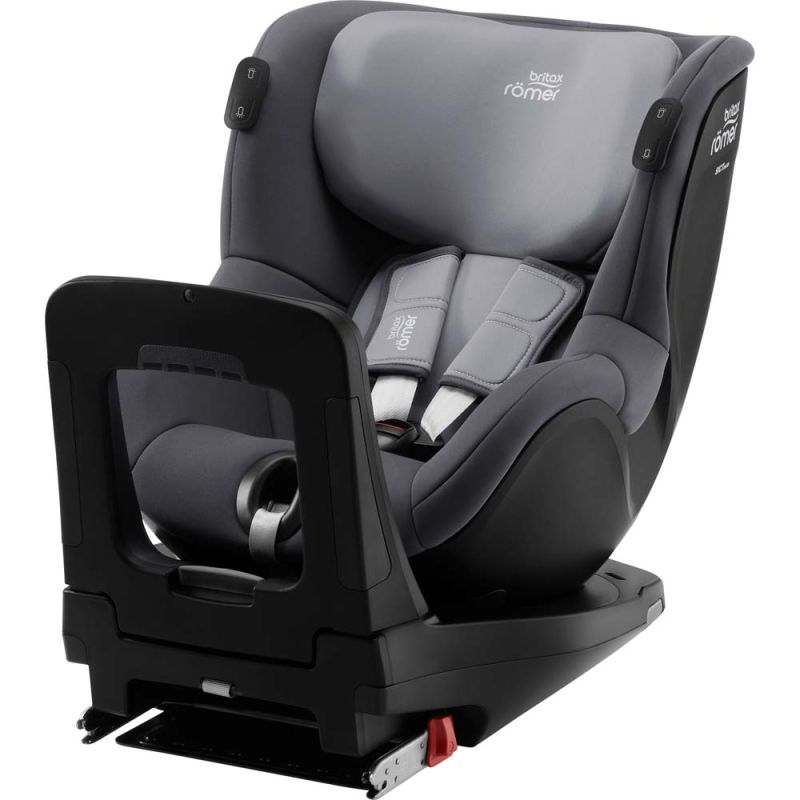 Автокресло BRITAX-ROMER DUALFIX iSENSE Midnight Grey с платформой FLEX BASE