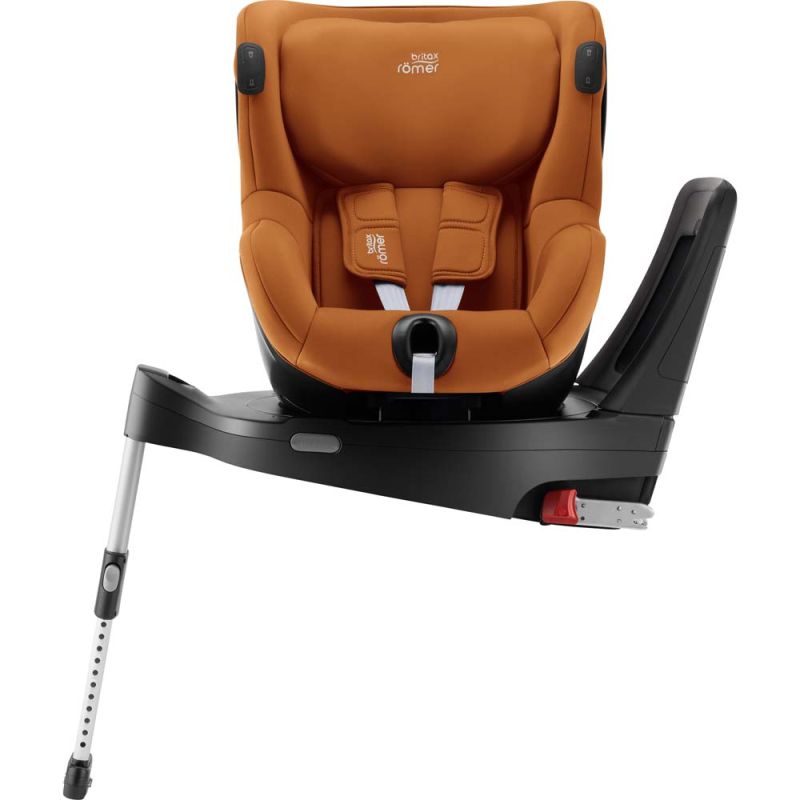 Автокресло BRITAX-ROMER DUALFIX iSENSE Golden Cognac с платформой FLEX BASE