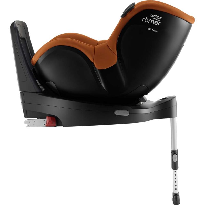 Автокресло BRITAX-ROMER DUALFIX iSENSE Golden Cognac с платформой FLEX BASE