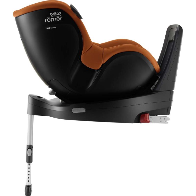 Автокресло BRITAX-ROMER DUALFIX iSENSE Golden Cognac с платформой FLEX BASE