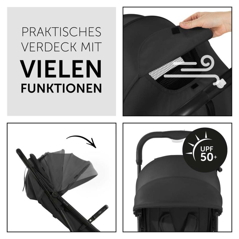 Прогулочная коляска Hauck Travel N Care Black