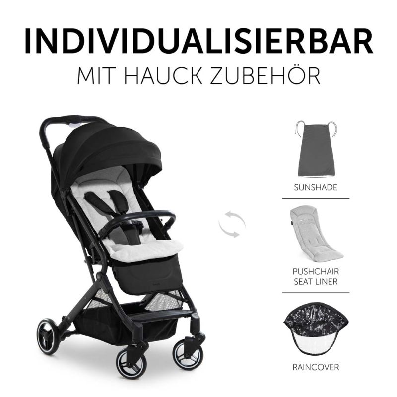Прогулочная коляска Hauck Travel N Care Black