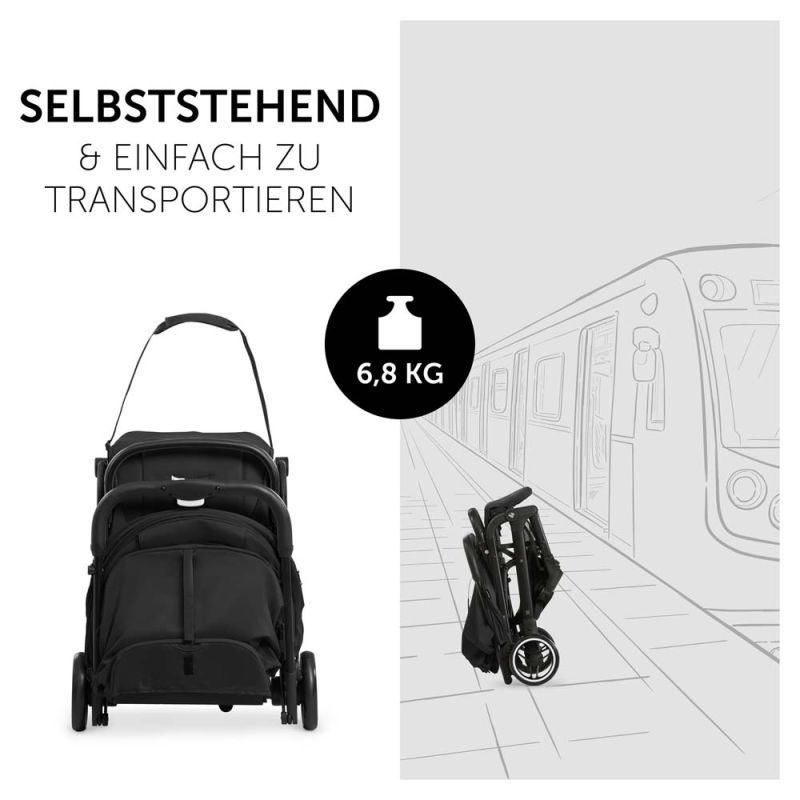 Прогулочная коляска Hauck Travel N Care Black