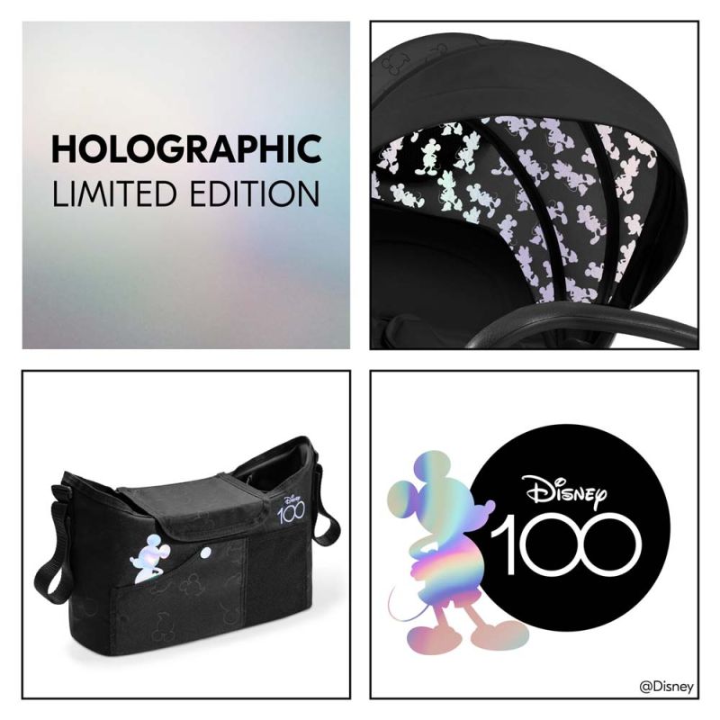 Прогулочная коляска Hauck Travel N Care Disney 100 Black + органайзер