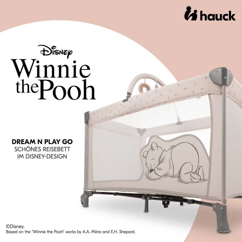 Манеж Hauck Dream N Play Go Pooh Rainbow Beige