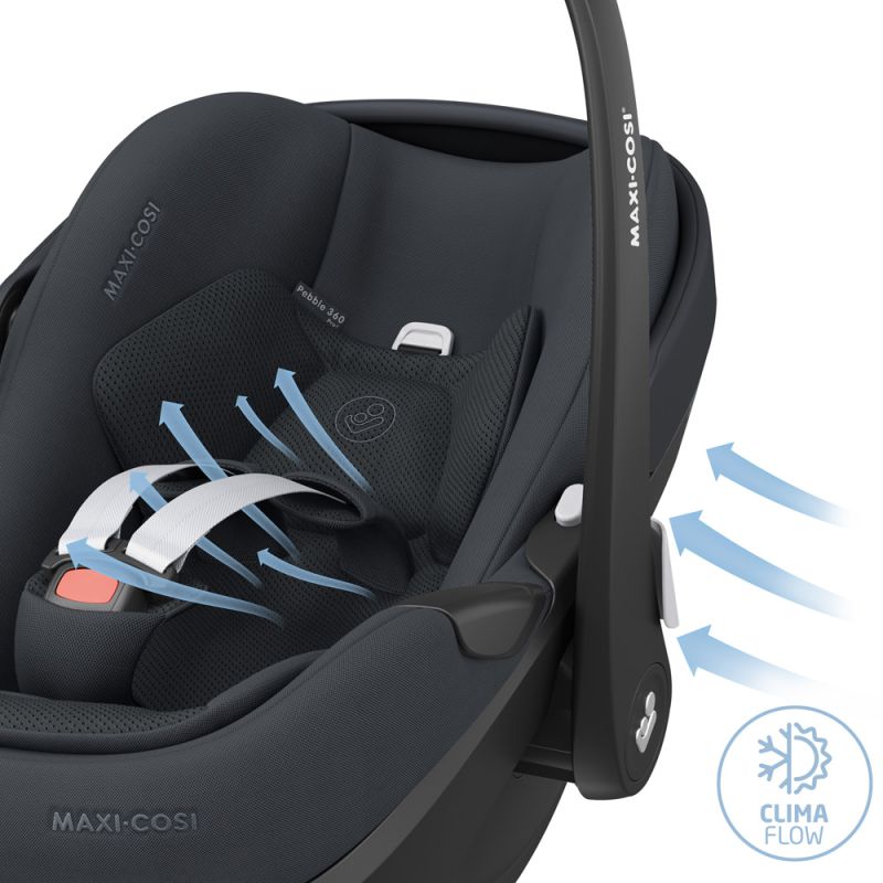 Автокресло MAXI-COSI Pebble 360 Pro 2 Essential Graphite