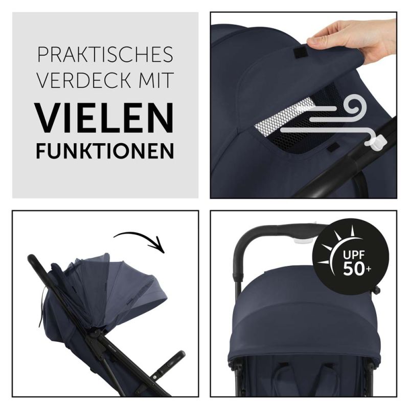 Прогулочная коляска Hauck Travel N Care Dark Navy Blue